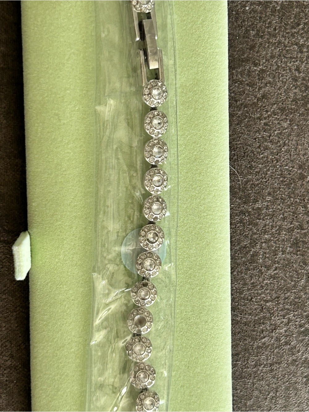 Swarovski tennis bracelet with original box-REPAIR